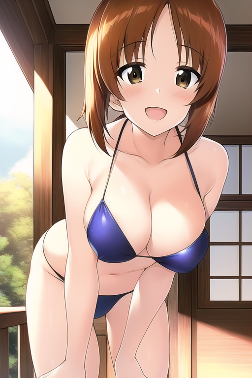 AI art "ガルパン　西住みほ15"