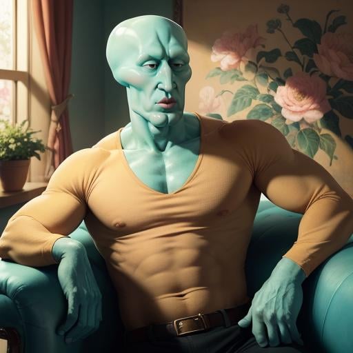 Handsome Squidward - AI Model cover image