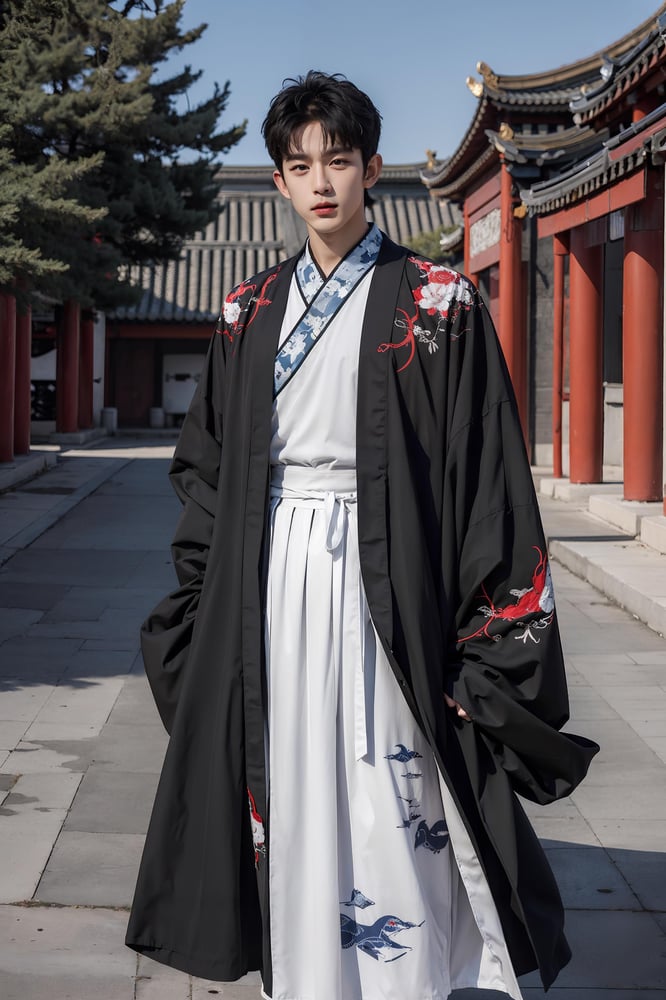 男子汉服 Hanfu for Males - AI Model cover image