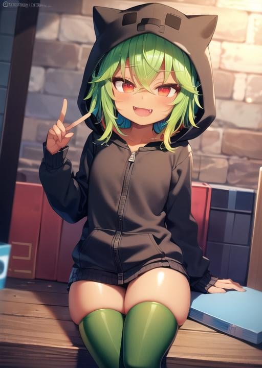 Creeper cosplay - Clothes Pack - [ Minecraft ] - AI Model cover image
