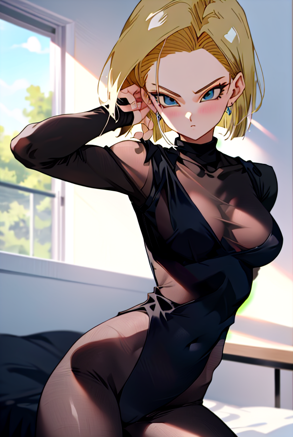 AI art "Android 18"
