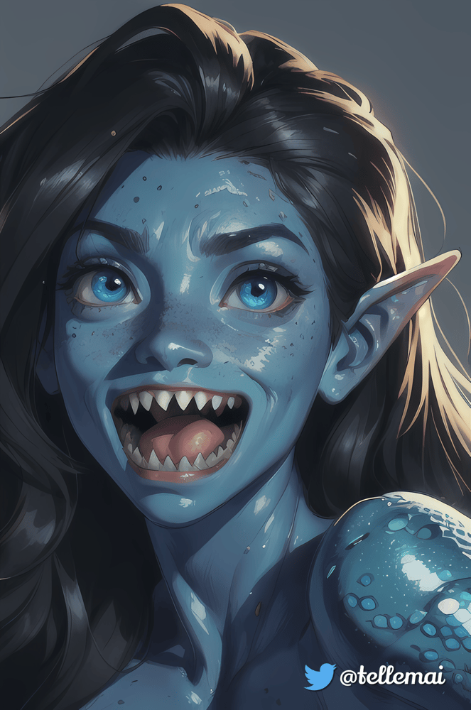 AI art "Realistic Goblin Girl 01"