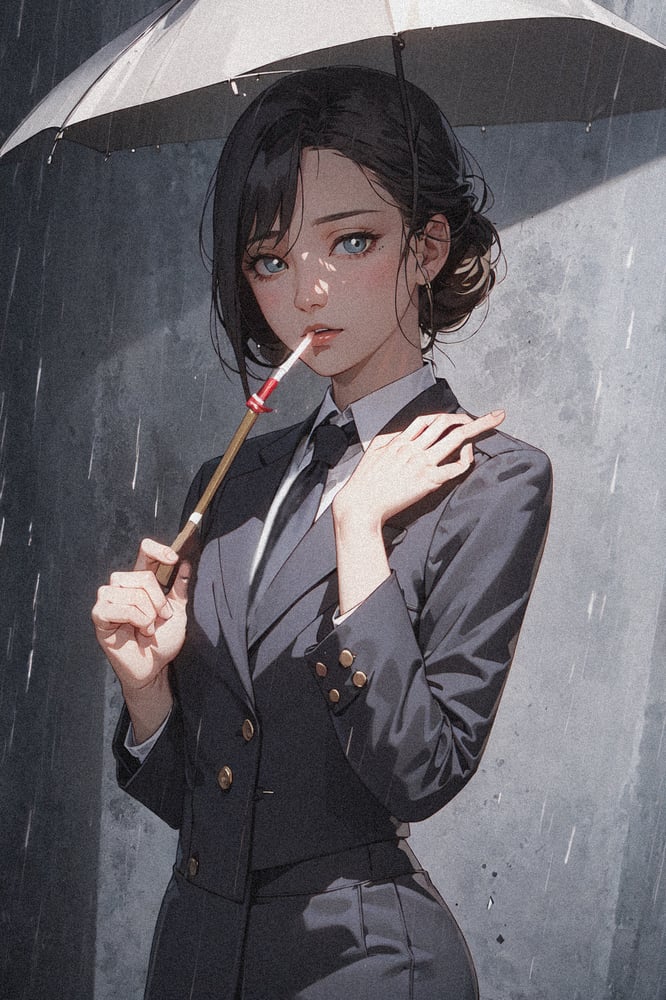 AI art "If the rain comes"