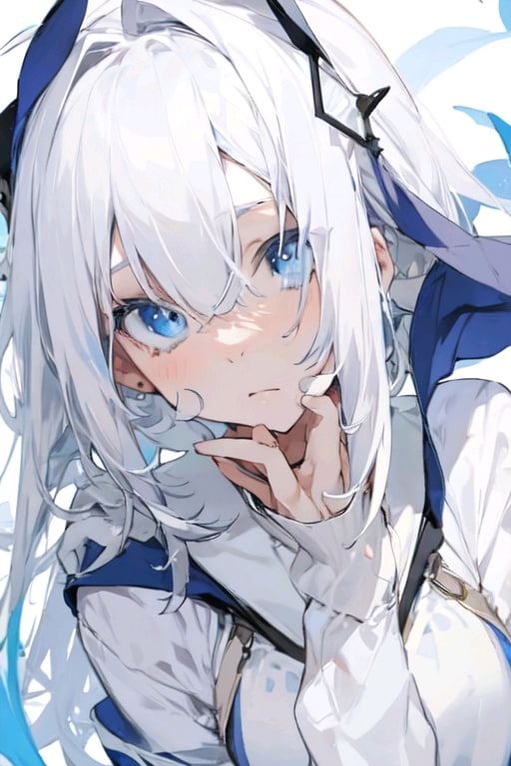 AI Art anime girl blue Eyes by lillie PixAI
