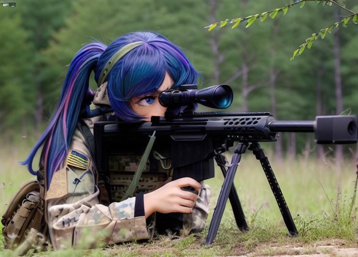 sniper type Barrett M82 .50 caliber v2 - AI LoRA model on PixAI