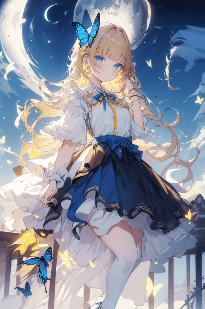AI art "オリキャラ予定の子！"