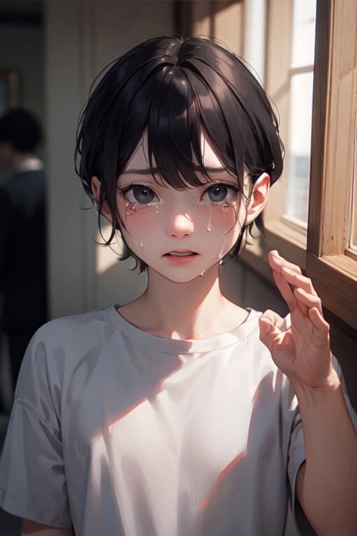 AI artwork generated with Cry Teary Face