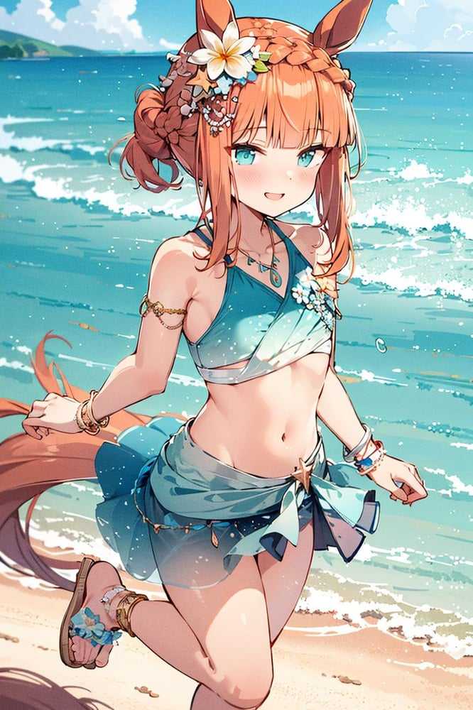 サイレンススズカ 波間のエメラルド silence suzuka swimsuit (umamusume) - AI Model cover image