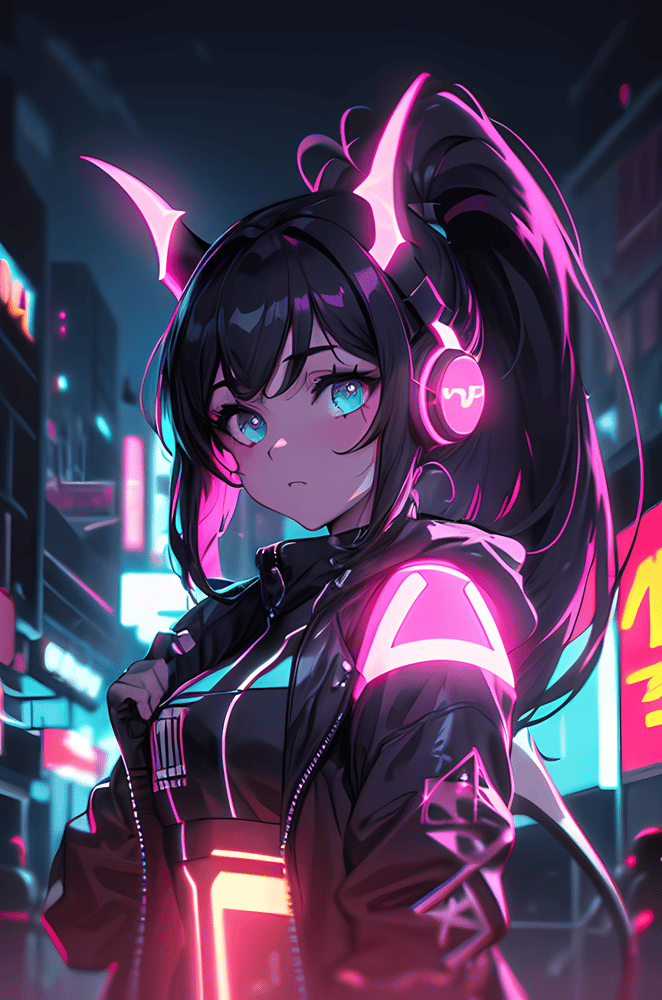 Neon Fusion - AI checkpoint model on PixAI