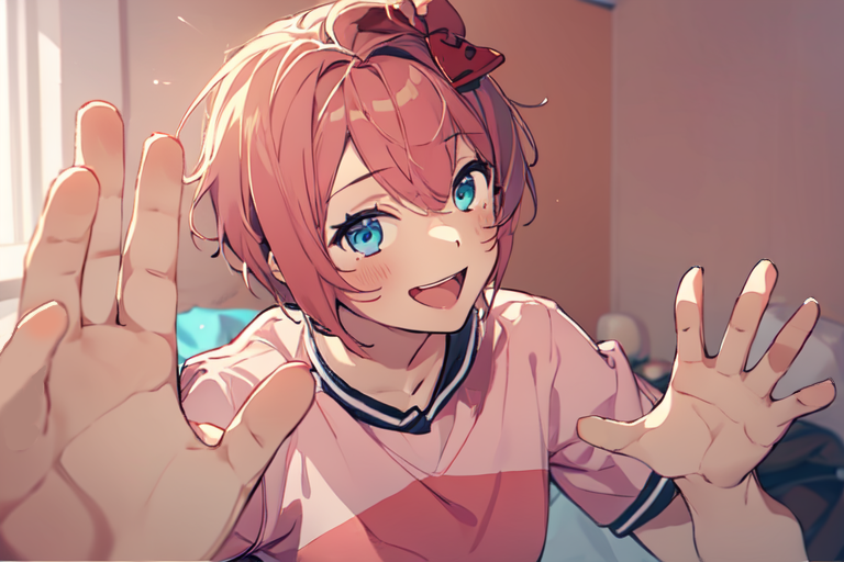 AI art "Sayori (DDLC)"