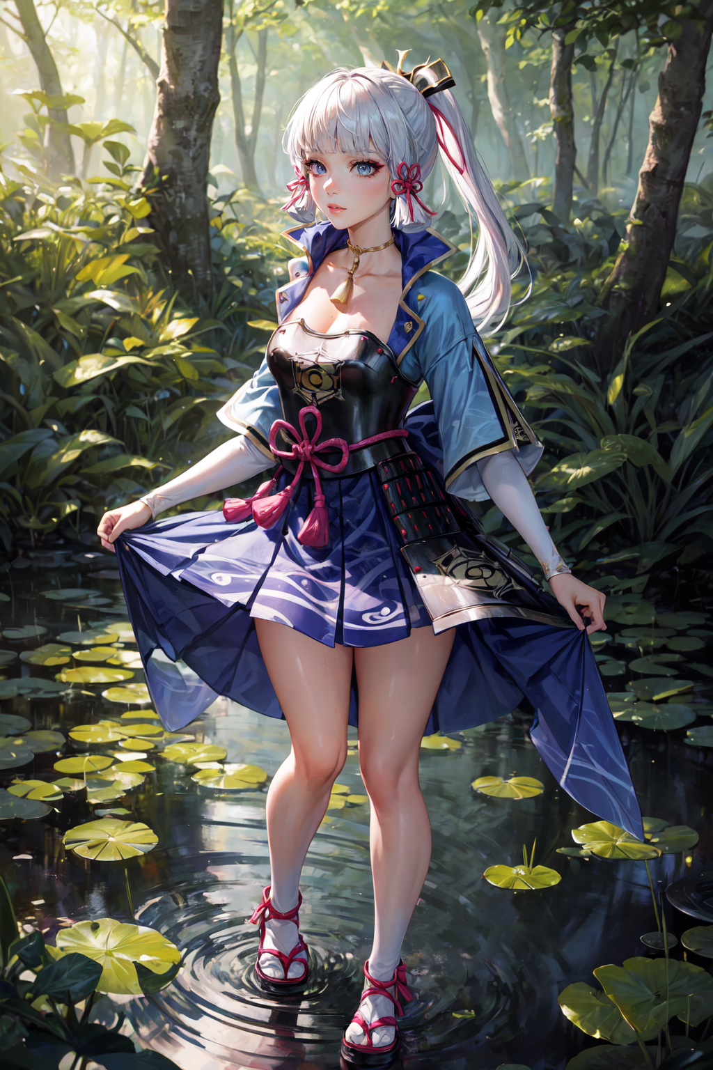 AI art "Ayaka" featuring #Genshin Impact