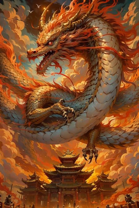 Oriental Giant Dragon - AI Model cover image