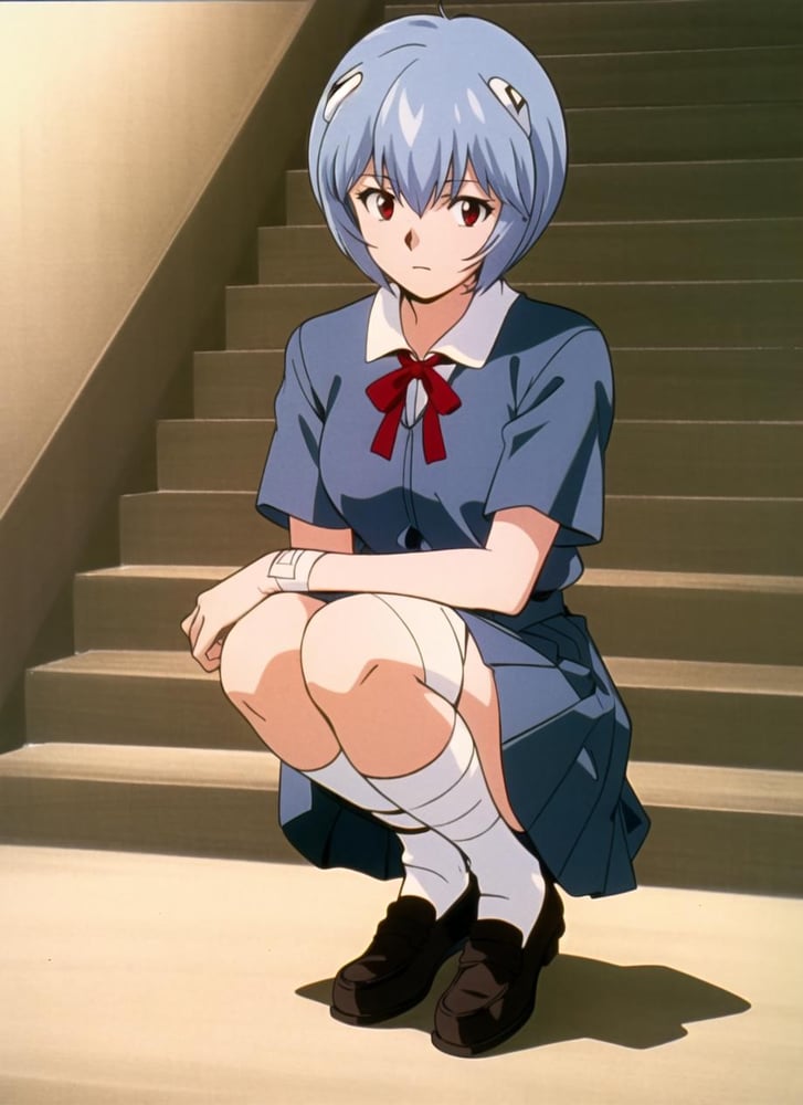 Neon Genesis Evangelion 1990s Anime Style - AI Model cover image