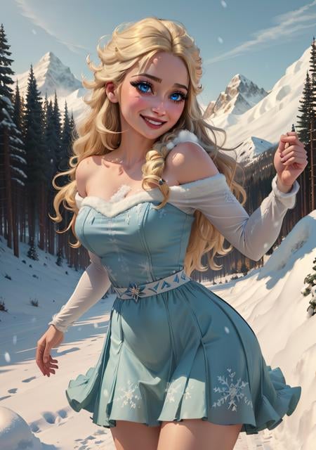 Elsa (Frozen) Disney Princess, by YeiyeiArt - AI Model cover image