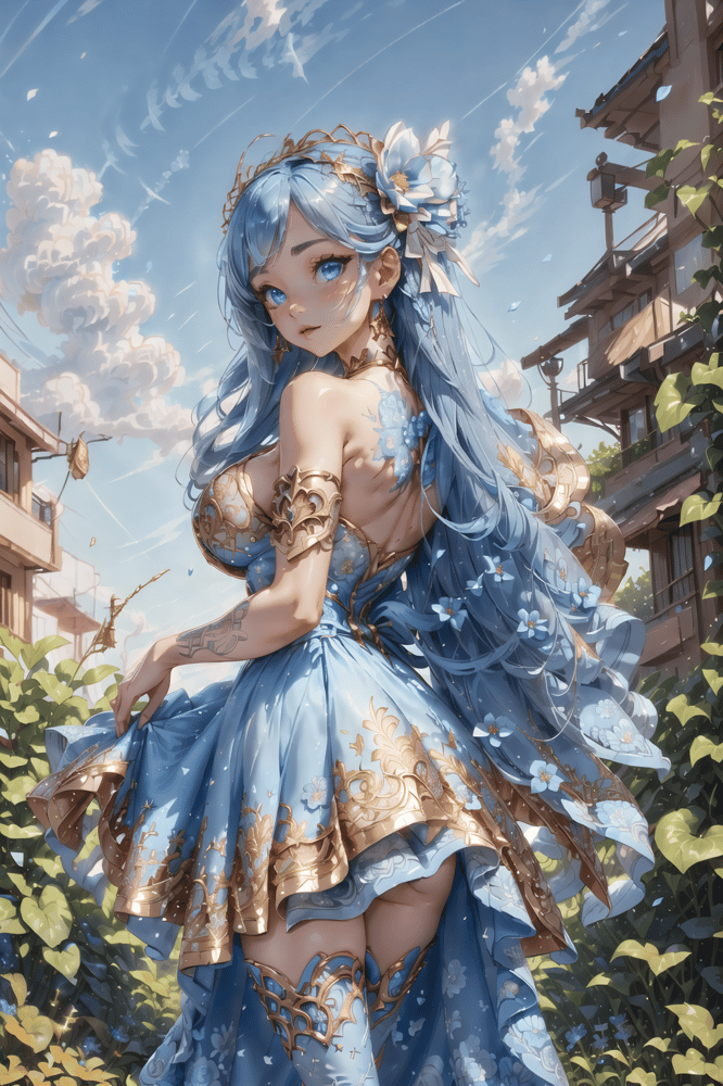 AI art "🩵"