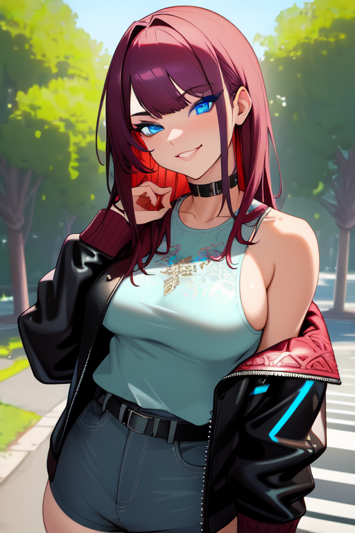 AI art "Skater girl"