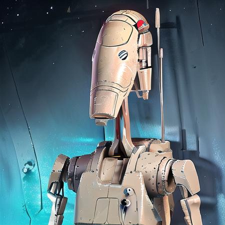 B1 Battle Droid (Star Wars Episode I) Robot Character LoRA V1.0-alpha - AI LoRA model on PixAI