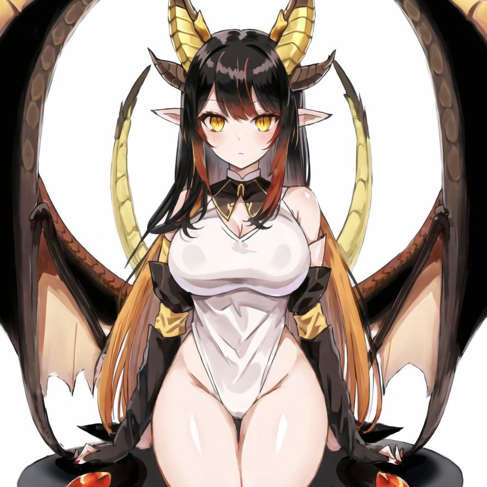 Anime Dragon Girl - AI LoRA model on PixAI