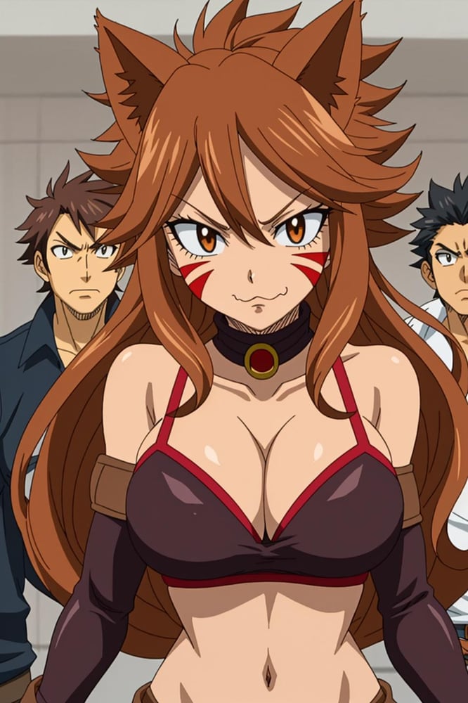 covering boobs - AI Model cover image