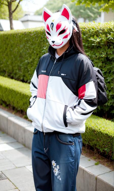Kitsune (mask) V0.4 - AI LoRA model on PixAI
