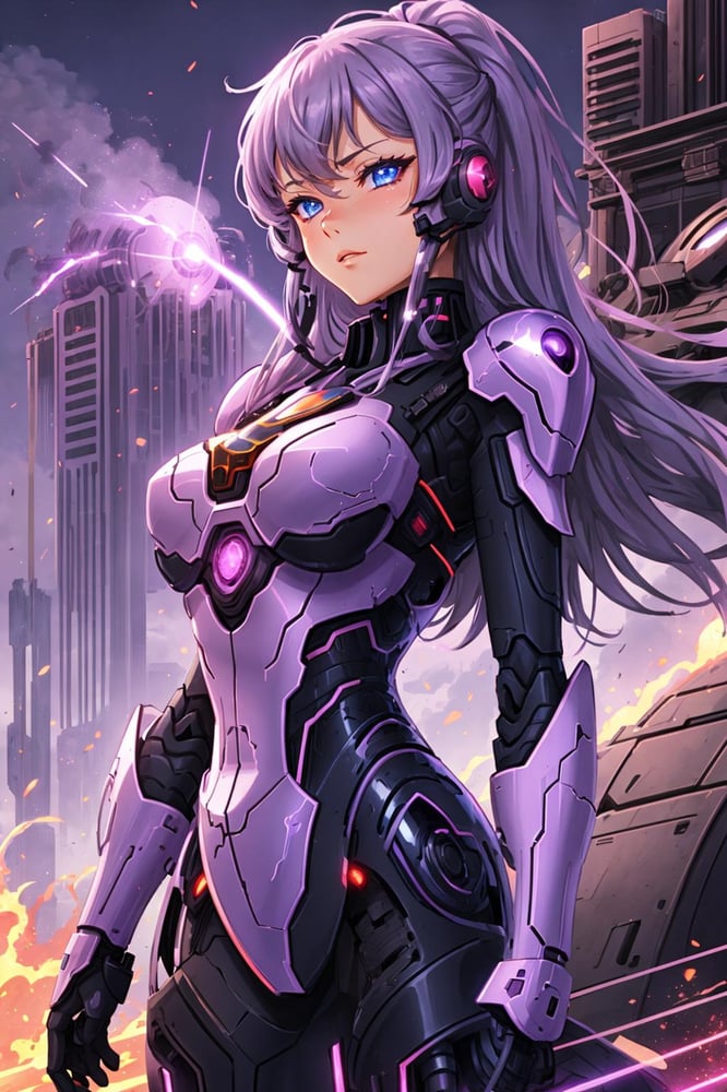 Glowing Purple Fashion - fC 紫光 - AI Model cover image