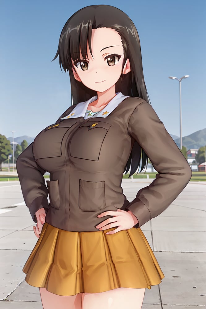 Girls und Panzer / Nishi Kinuyo - AI LoRA model on PixAI