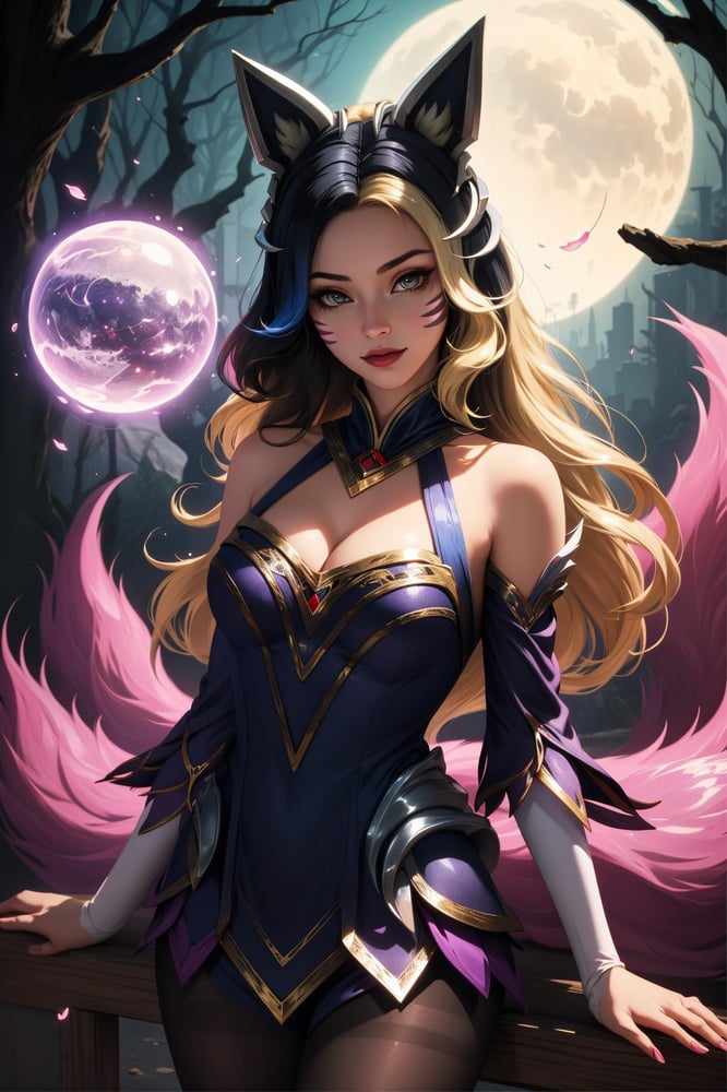 〚Outfit:  Coven Ahri ✧ League of Legends〛 - AI LoRA model on PixAI