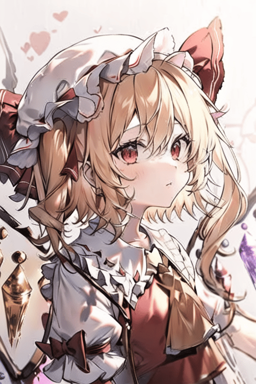 AI Art: ツインテールフランドール・スカーレット様 by @アザらしゅ 