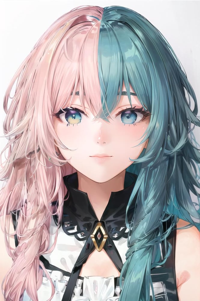Half Color Hair - AI Model cover image