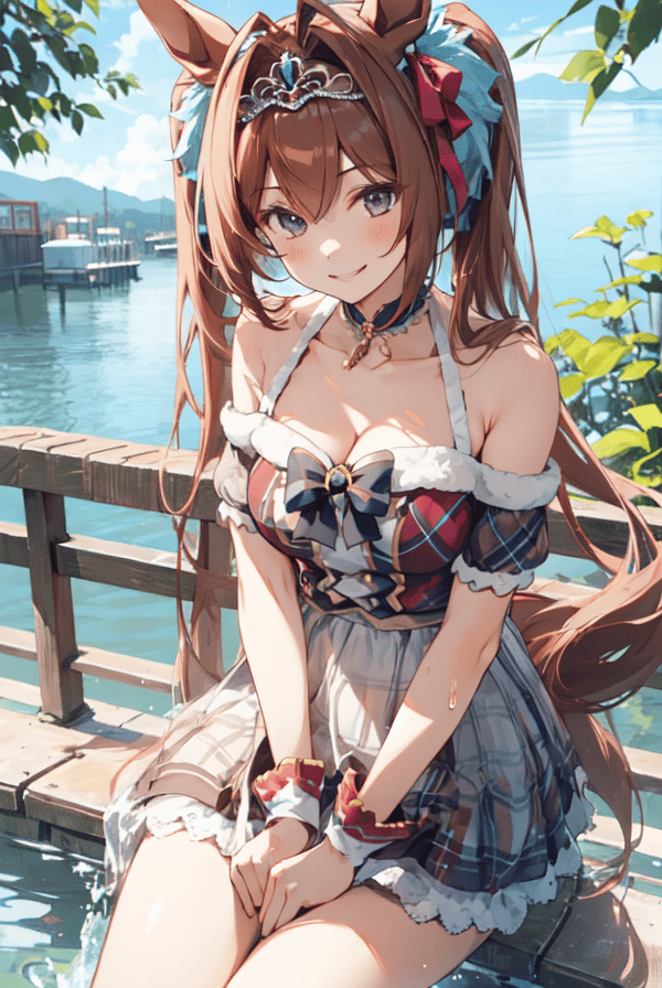 AI art "ウマ娘　ダイワスカーレット"