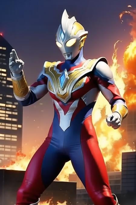 Ultraman Trigger/特利迦LoRA模型 - AI Model cover image