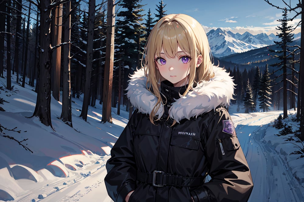 AI art "normal day in northen part of the earth"