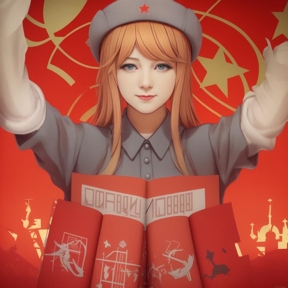Soviet Propaganda - AI LoRA model on PixAI