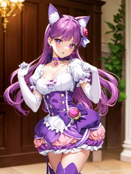Cure Macaron (KiraKira☆Pretty Cure A La Mode) キラキラ☆プリキュアアラモード キュアマカロン - AI LoRA model on PixAI