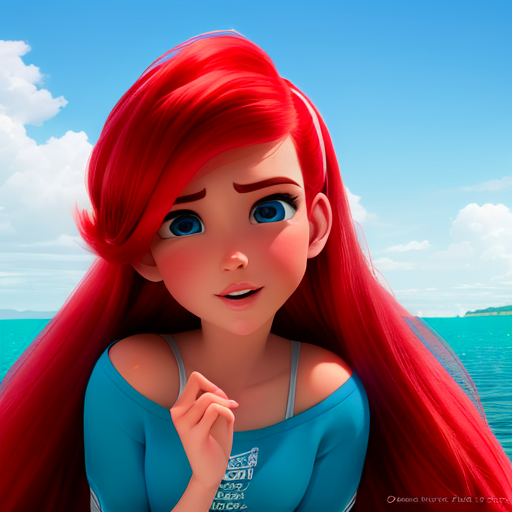 Ariel - Disney 3D - AI LoRA model on PixAI