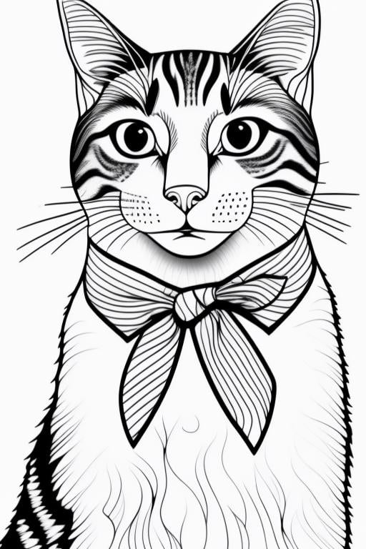 Coloring Page Creator - AI checkpoint model on PixAI