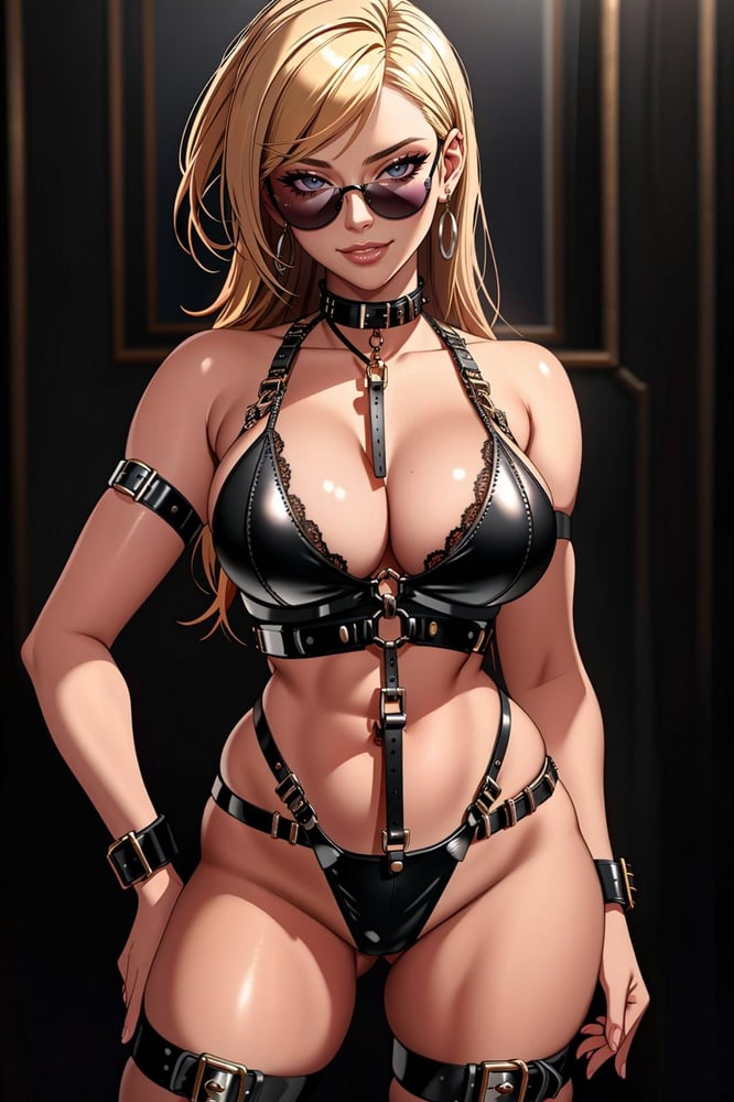 Sexy Attire | Leather Lingerie - AI LoRA model on PixAI