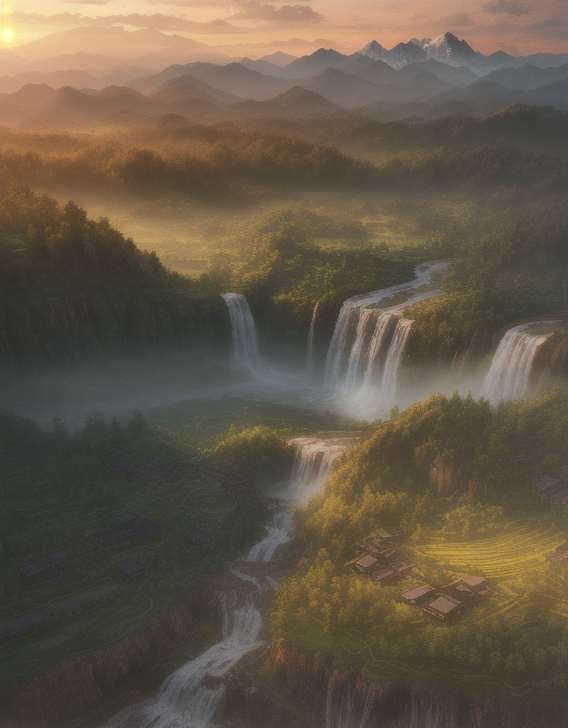 Locs China Landscapes - AI checkpoint model on PixAI