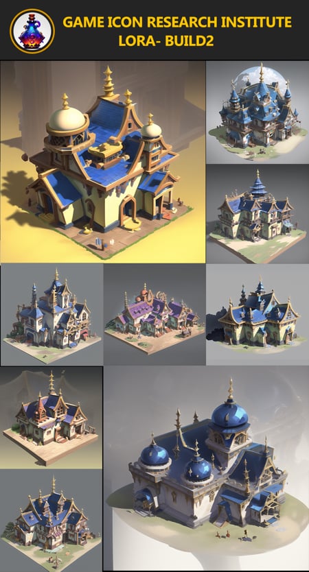 Game Icon Research (Building) - AI Model cover image