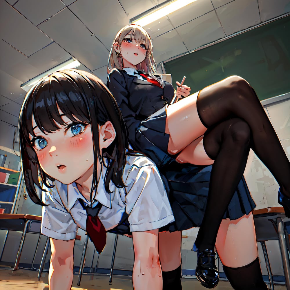 sitting on someone's back - AI LoRA model on PixAI