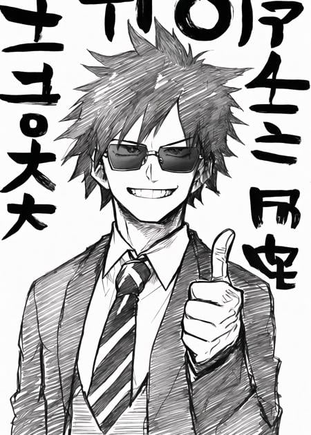 Kōhei Horikoshi's Sketchbook - AI Model cover image