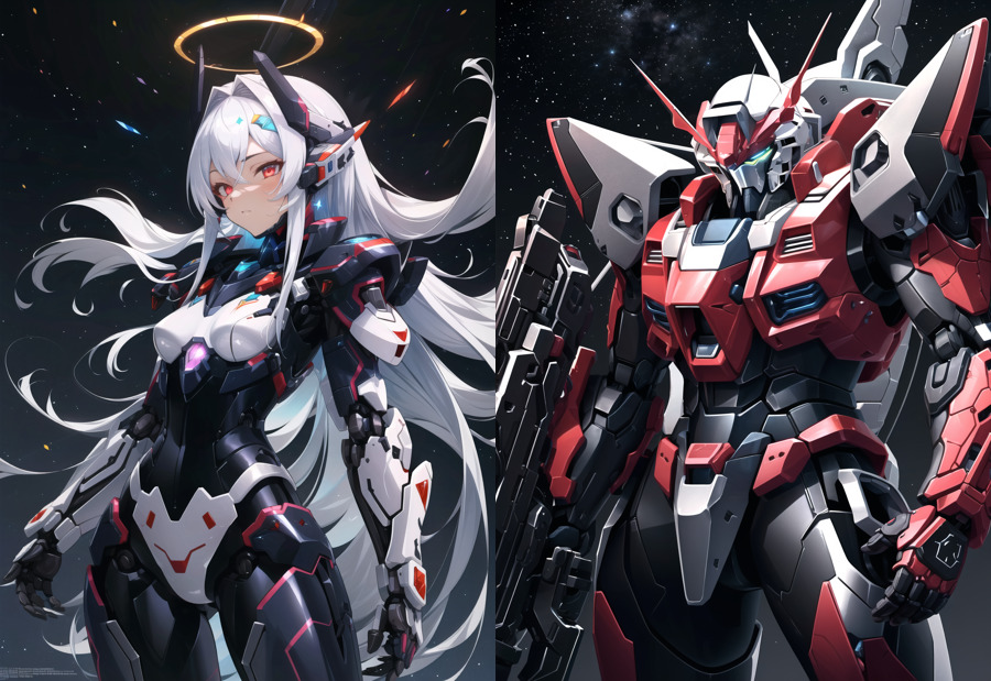 Mecha Musume + Gundam + Mecha Slider LoRA - AI Model cover image