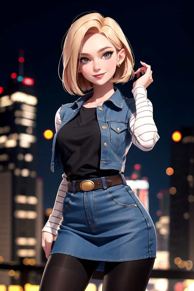 Android 18 (Dragon Ball) - AI LoRA model on PixAI