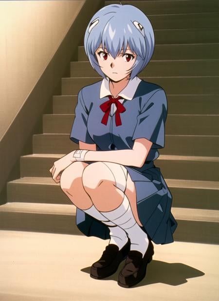 Neon Genesis Evangelion 1990s Anime Style LoRA - AI Model cover image