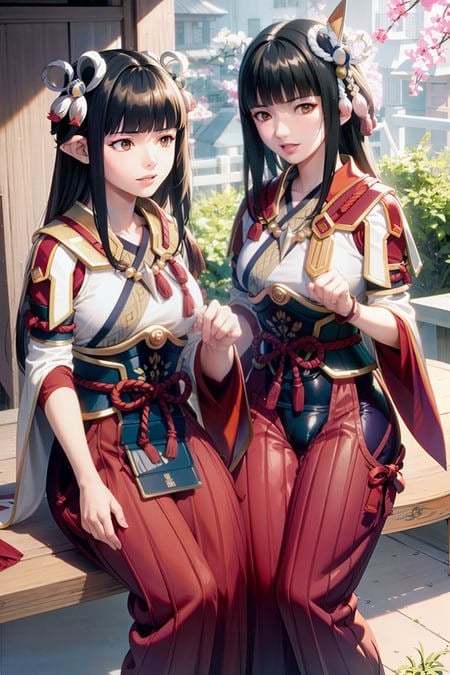 minoto x hinoe (monster hunter) 火芽 水芸 （怪物猎人） - AI Model cover image