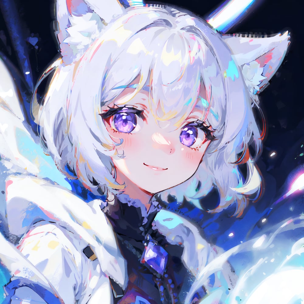AI art "PixAi Cat girl"