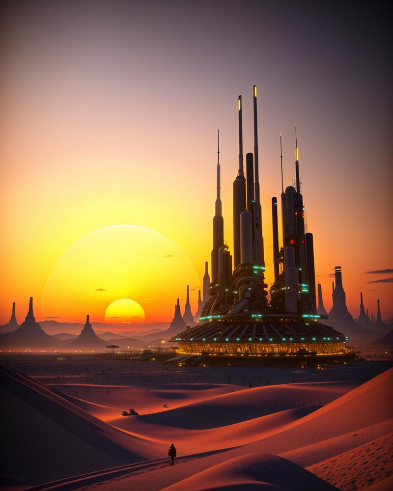 Sci-fi Backgrounds EP1 - AI Model cover image