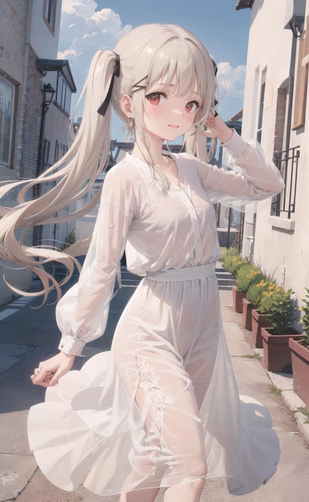 Linen dress - AI Model cover image