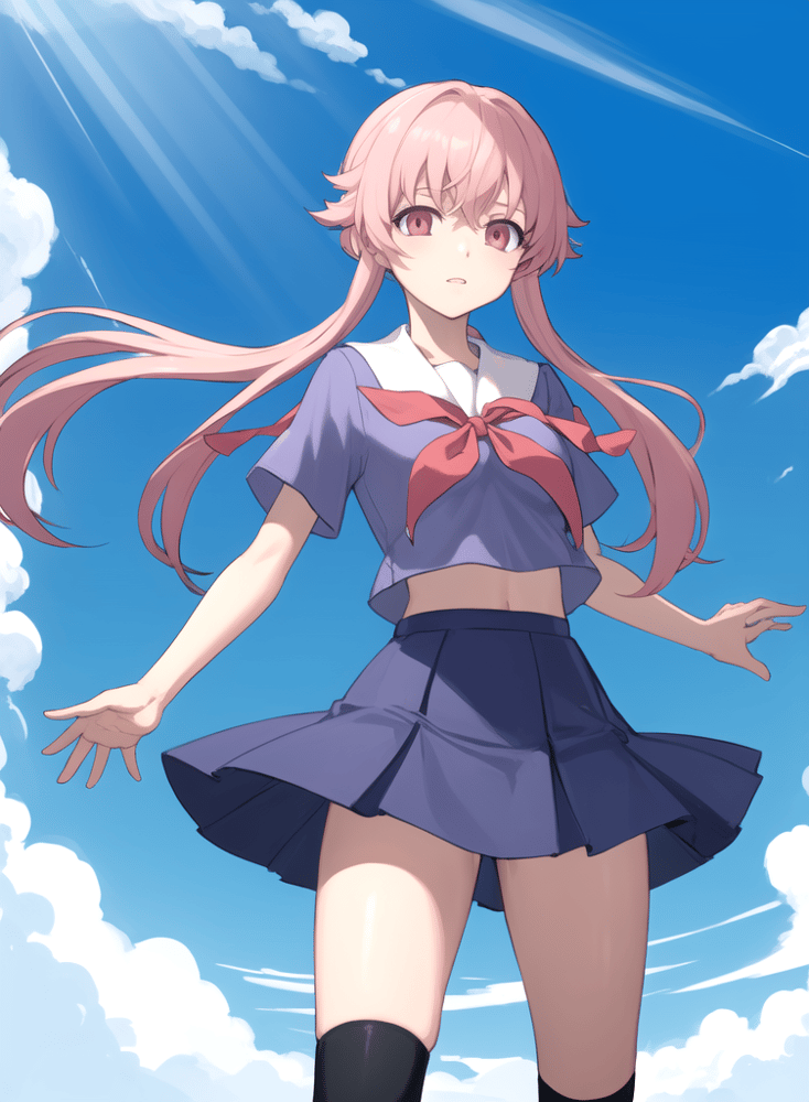 Yuno Gasai (Mirai Nikki) + Yandere Trance v2.0 - AI Model cover image