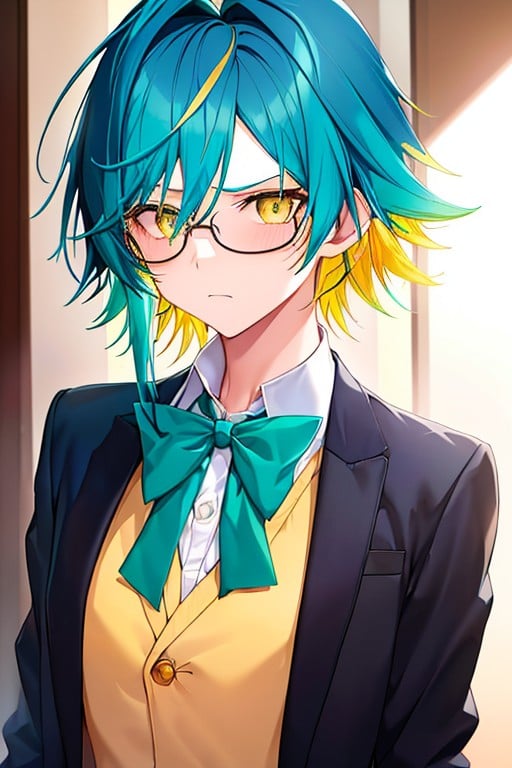 AI art "Saskia with school uniform"